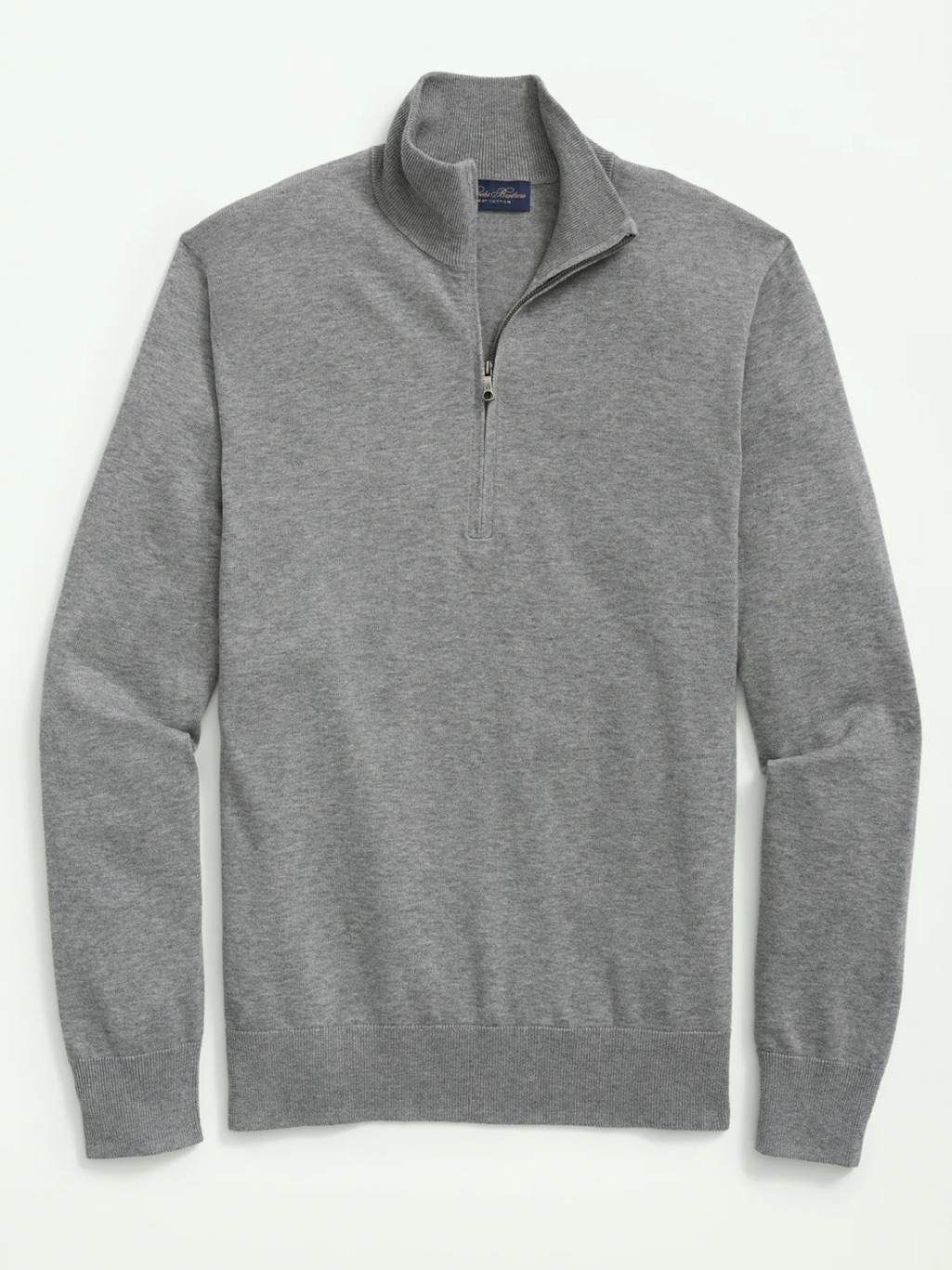 (2 Pair) Brooks Brother Supima Cotton Half-Zip
